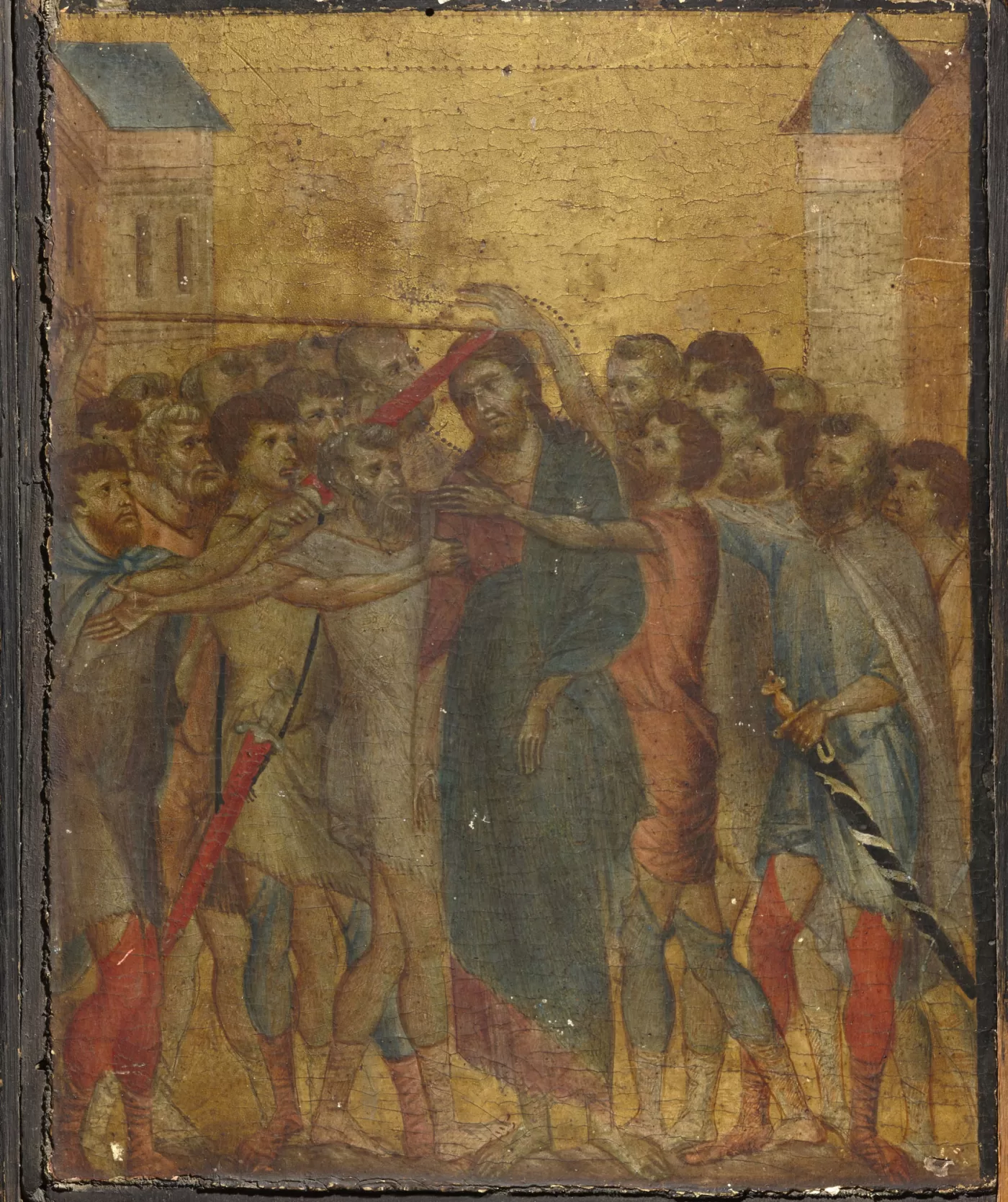 Cimabue's painting, 'Christ Mocked' at The Louvre as part of the weirdest art moments of 2023