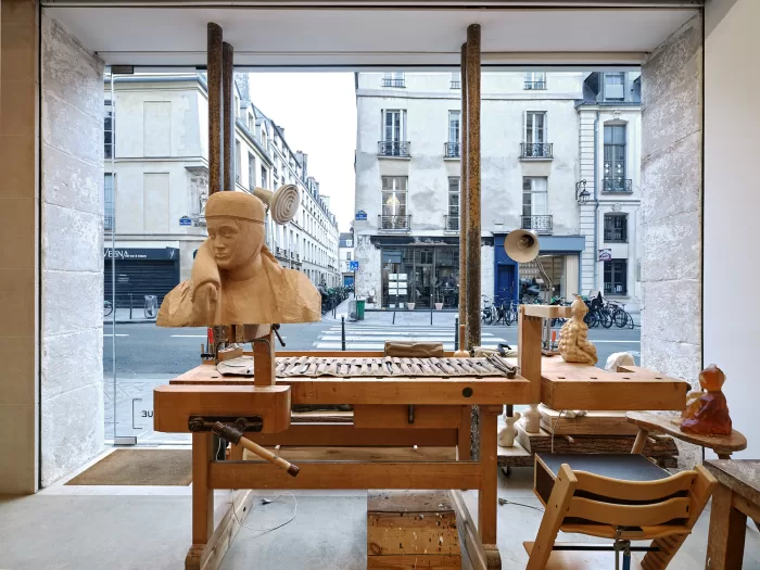 Installatioin view of Studio Paloma Varga Weisz at Massimo de Carlo in Paris