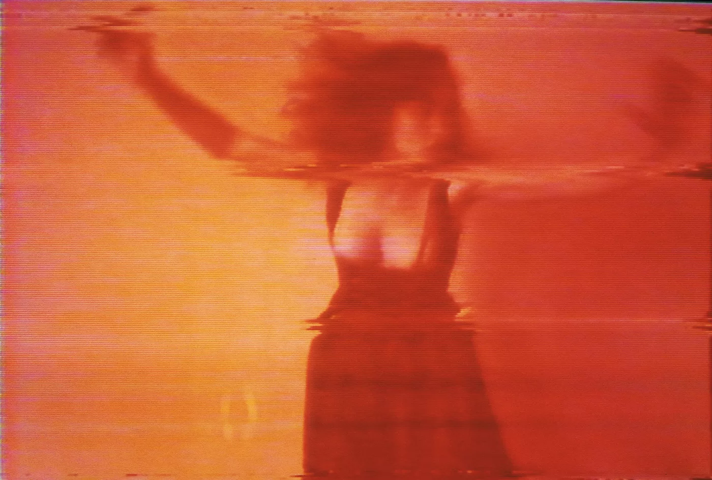 Pipilotti Rist (*1962, CH) I'm Not the Girl Who Misses Much 1986 single-channel-video, colour, sound, 5 min. 2 sec. (video still), Sammlung Goetz, Media Art, Munich © VG Bild-Kunst, Bonn 2023. Courtesy the artist, Hauser & Wirth and Luhring Augustine