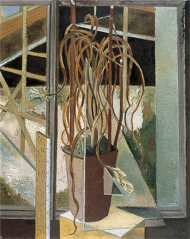 The first photo on Poppy Jones' camera roll: the painting 'Dead Spring' by Paul Nash from Pallant House Gallery, Chichester