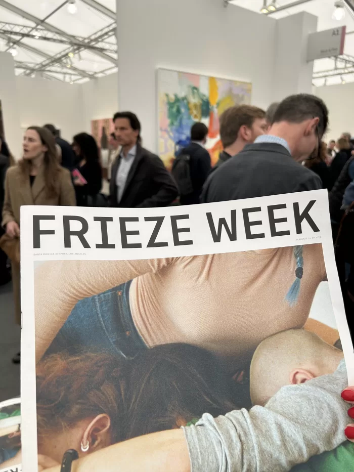 Photograph of the crowd at Frieze Los Angeles art fair 2023