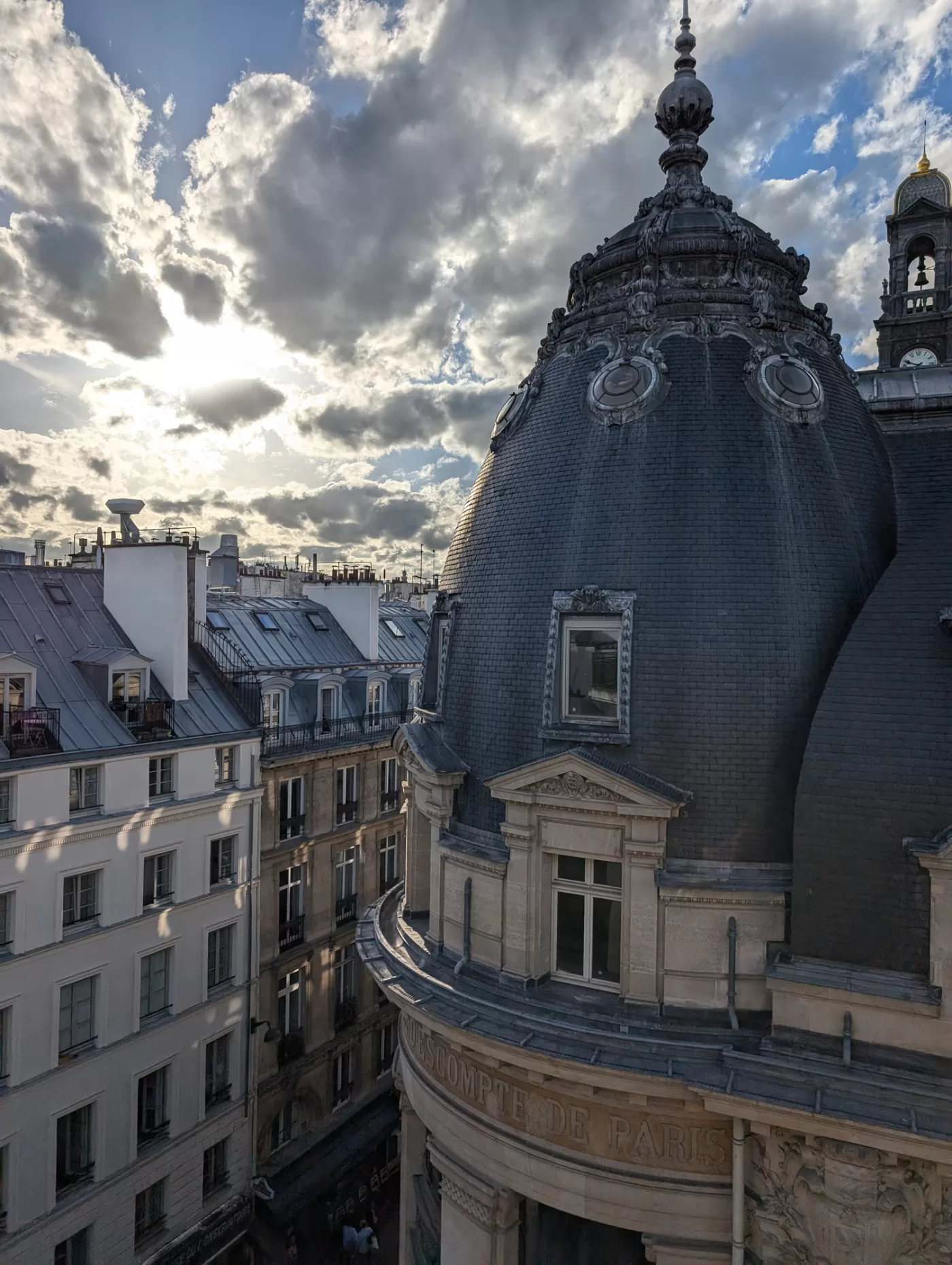 Rooftop view of the city at Paris Internationale